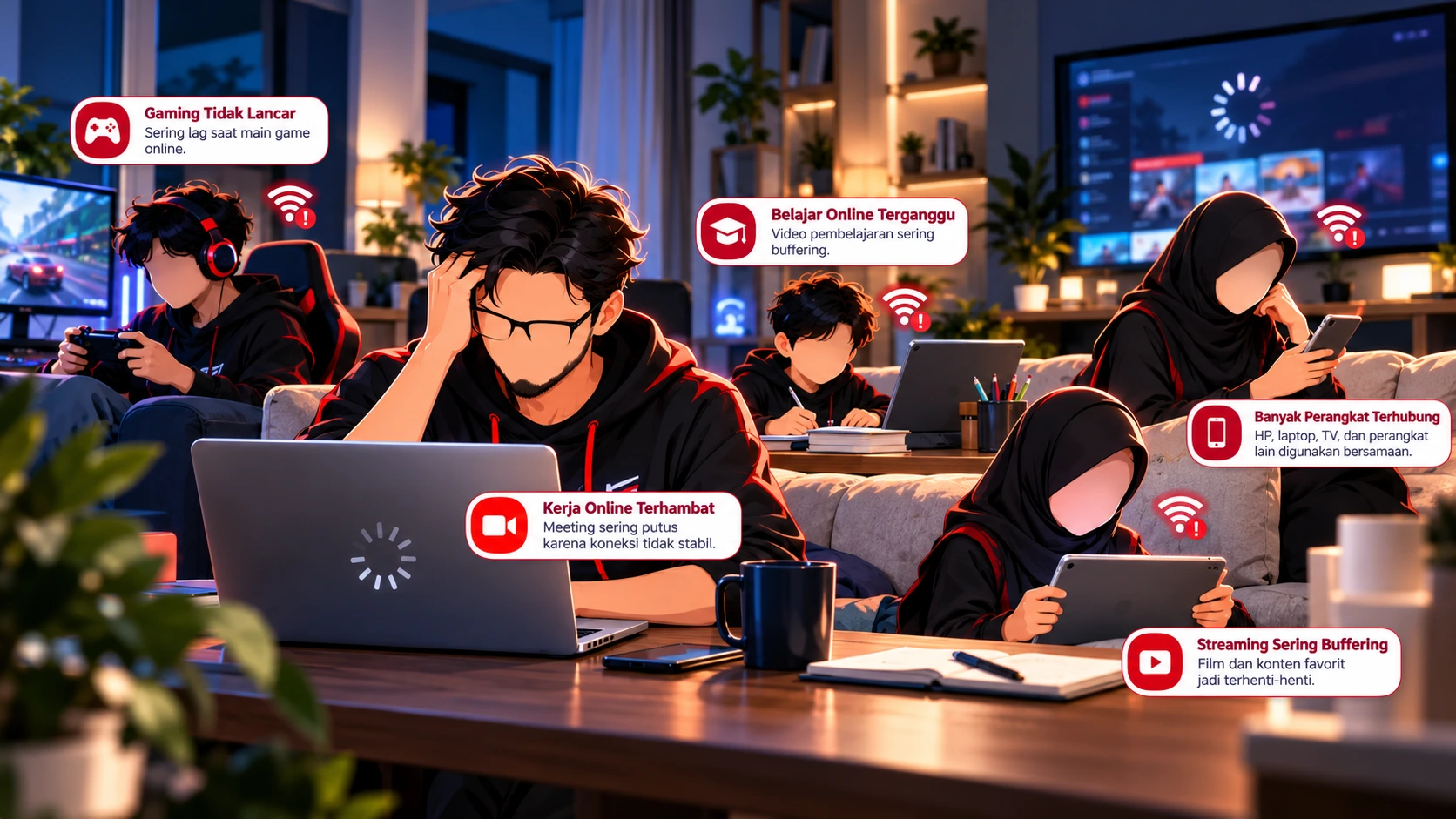 Masalah internet rumah